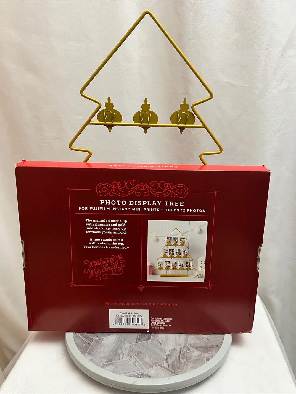 Wondershop Target Christmas Photo Display Tree Instax Mini Holder Advent Decor